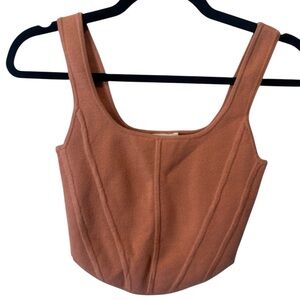 ARITZIA BABATON Sculpt Knit Bustier Tank XS